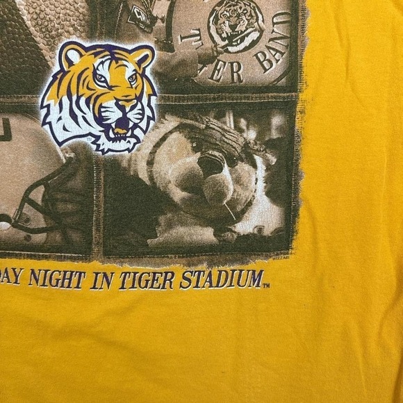 Yellow vintage LSU Tigers tee streetwear - Picture 6 of 6
